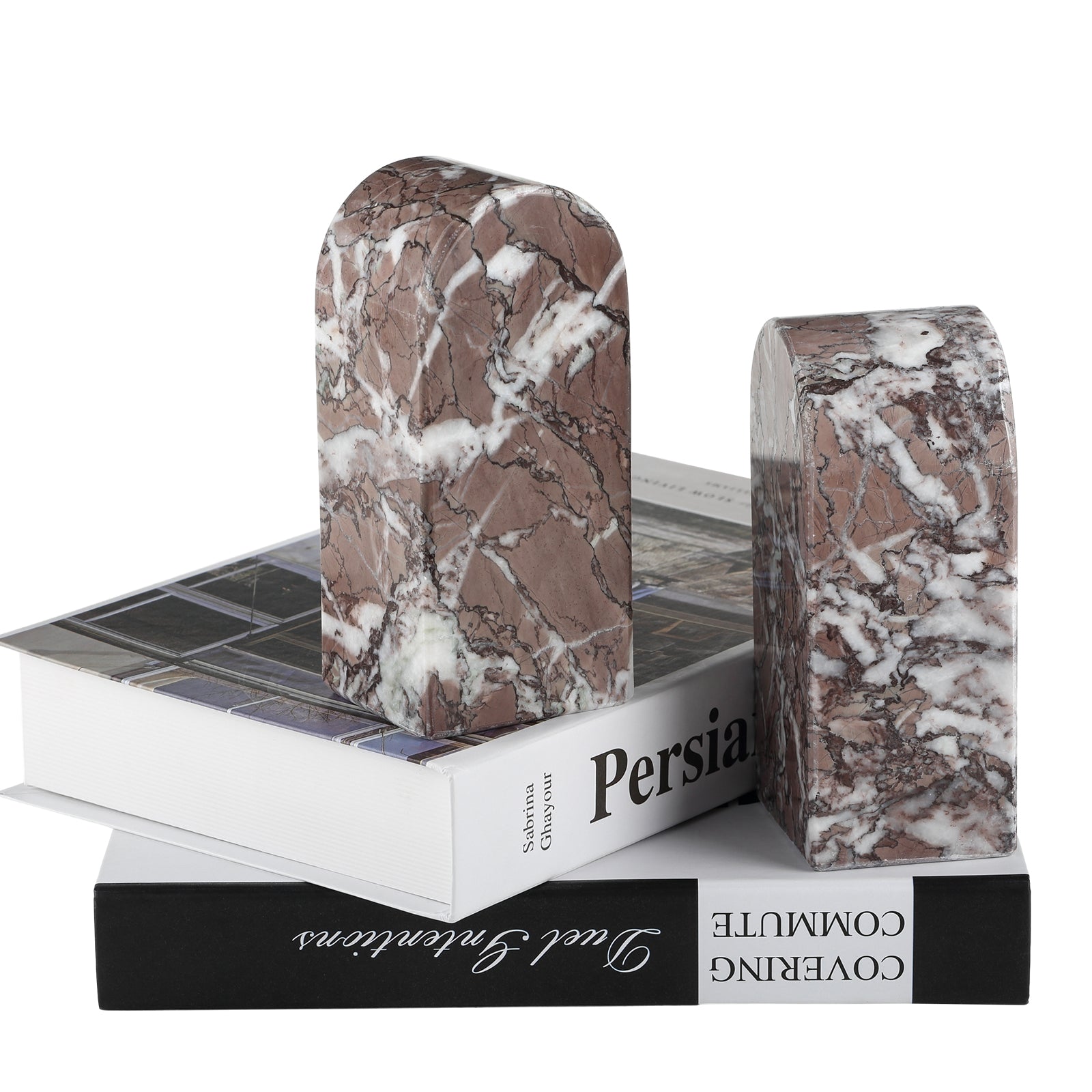 Triumphal Arch Bookends Medium - Marble (Rainforest River)