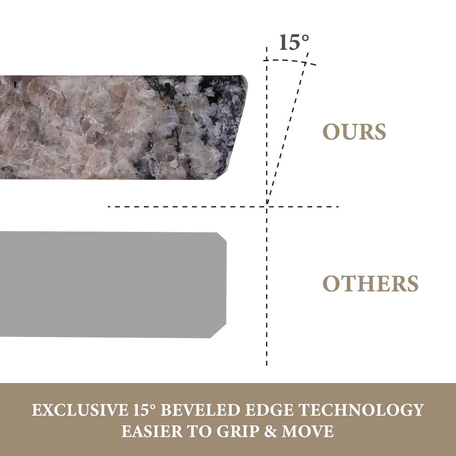 Rectangle Pastry Board - Granite (Blue Fantasy)