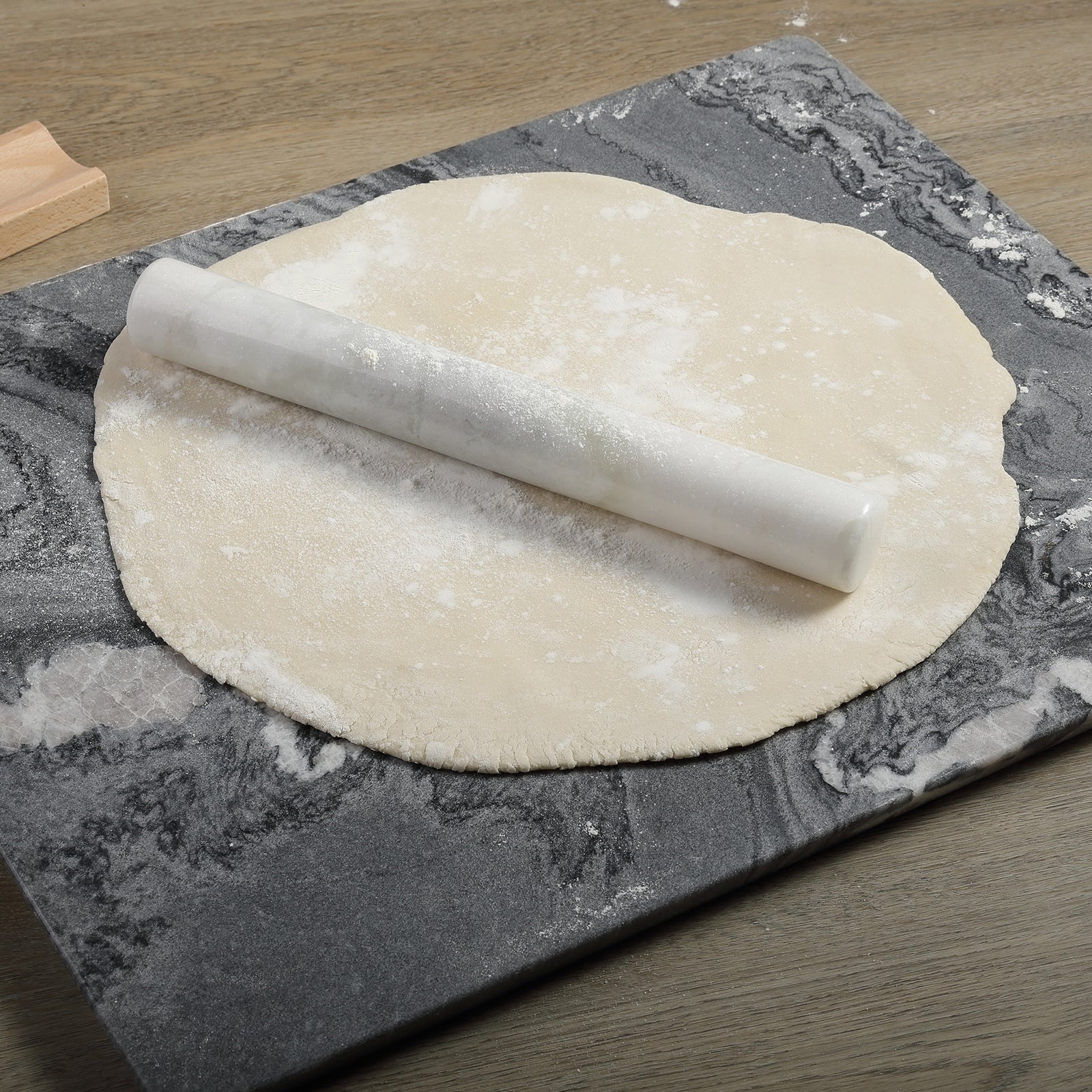 Rolling Pin with Wooden Base Holder - Namib Fantasy