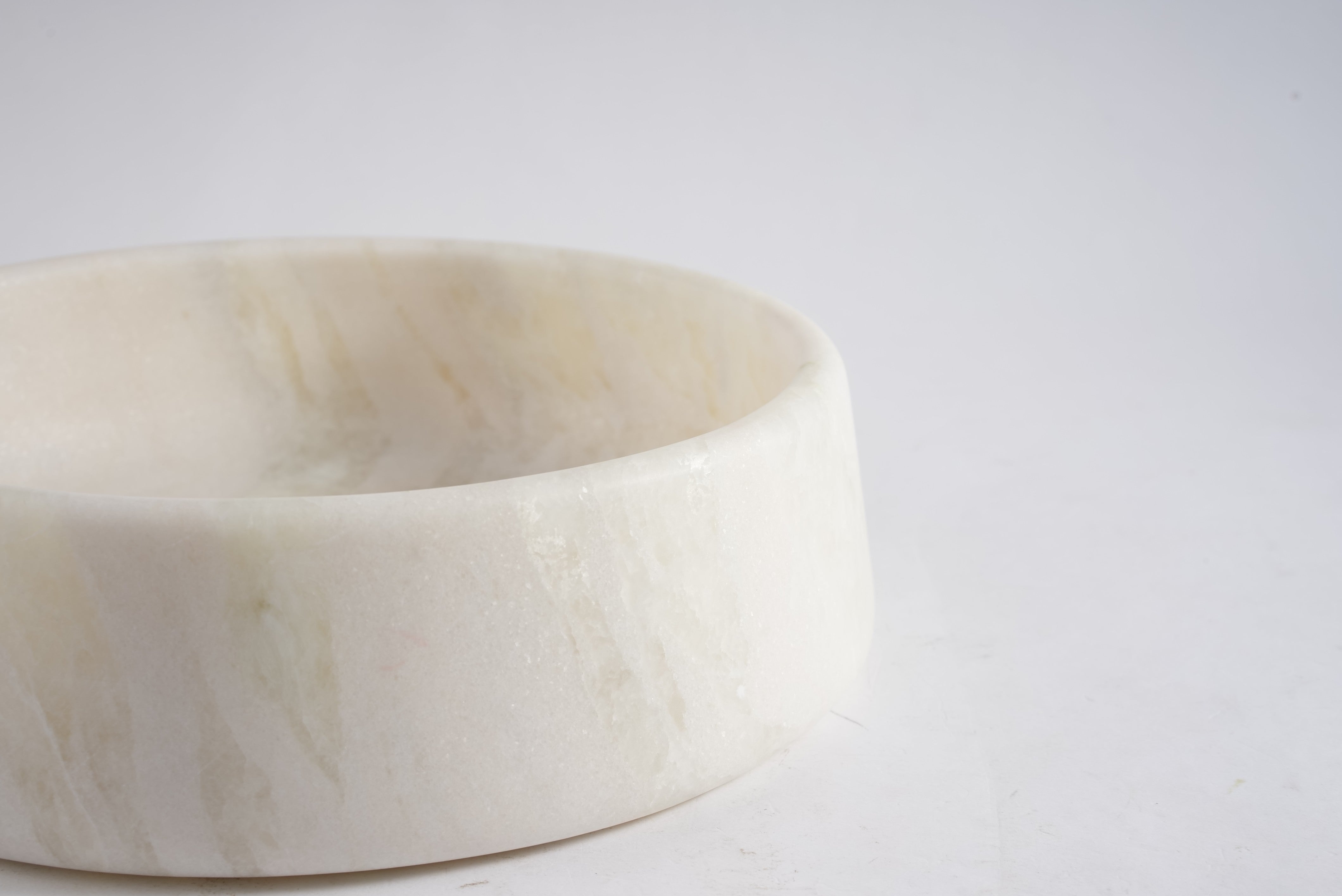 Koville Natural Marble Pet Bowl,9.36 inch-Namib Fantasy