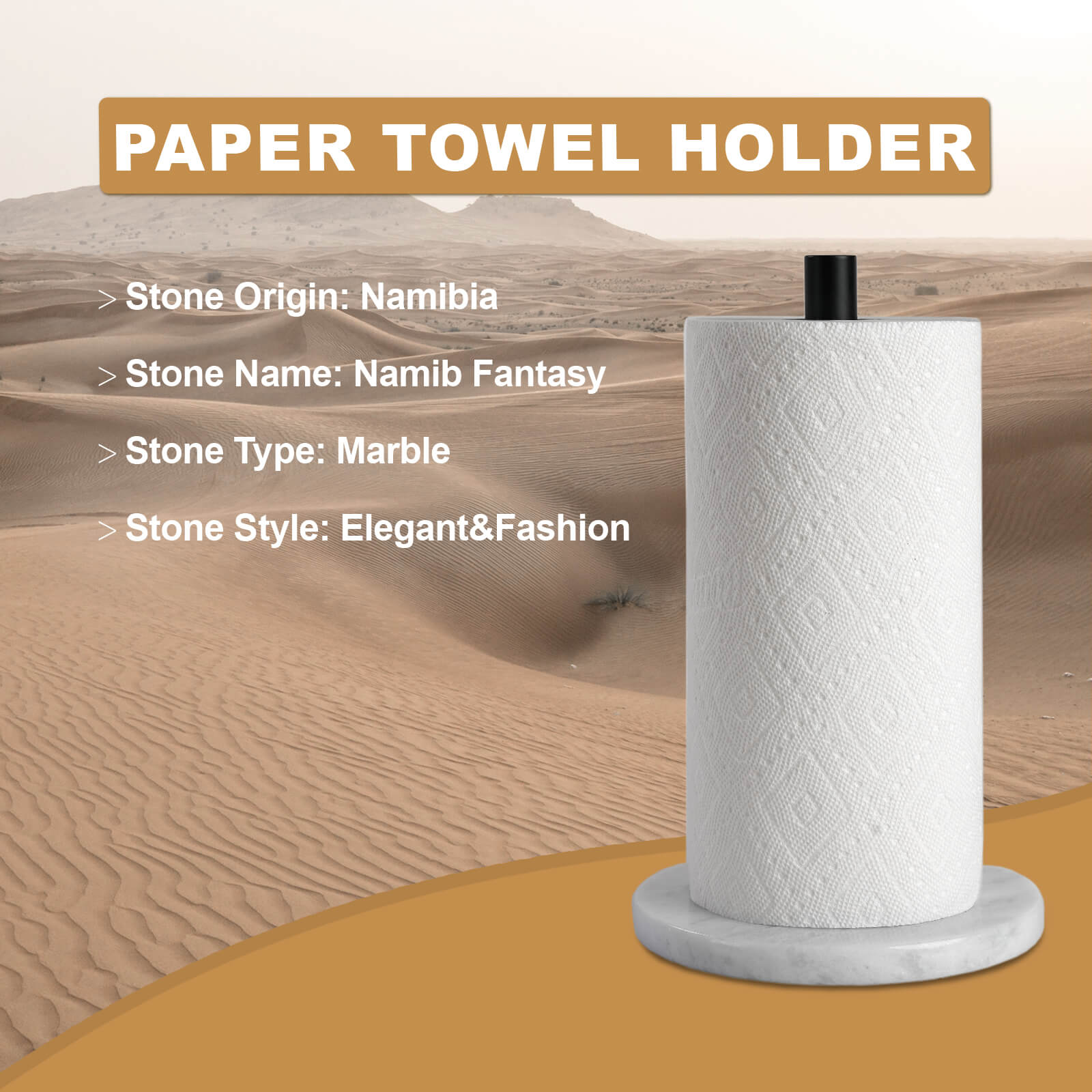 Koville-Luxury-Granite_Metal-Paper-Towel-Holder-Grigio-Fantasy-Rolls-Holder