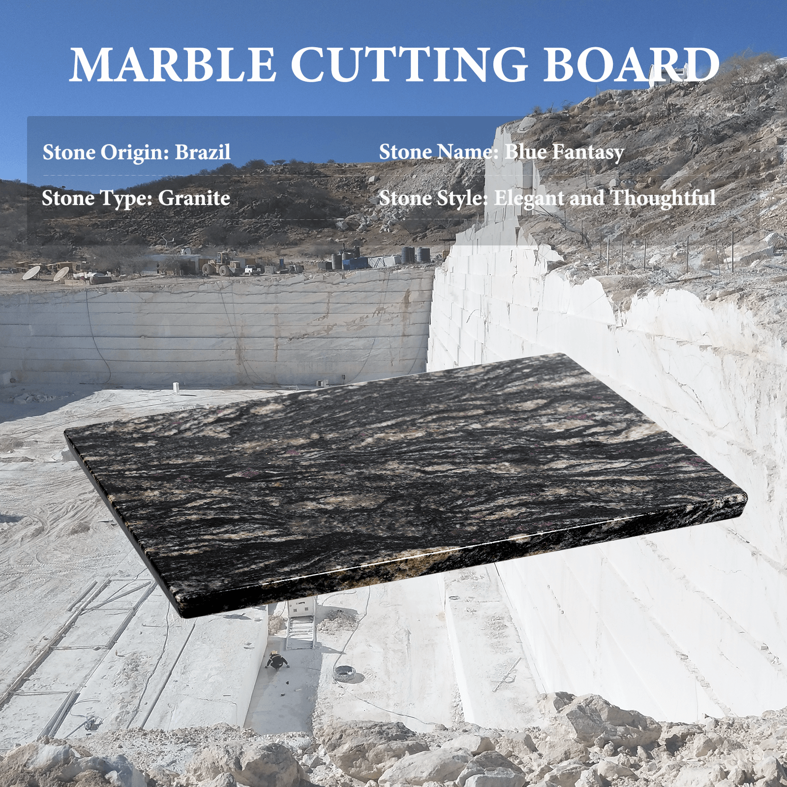 Koville-Luxury-Marble-Cutting-Board-16x12in-Blue-Fantasy-Marble-Slab