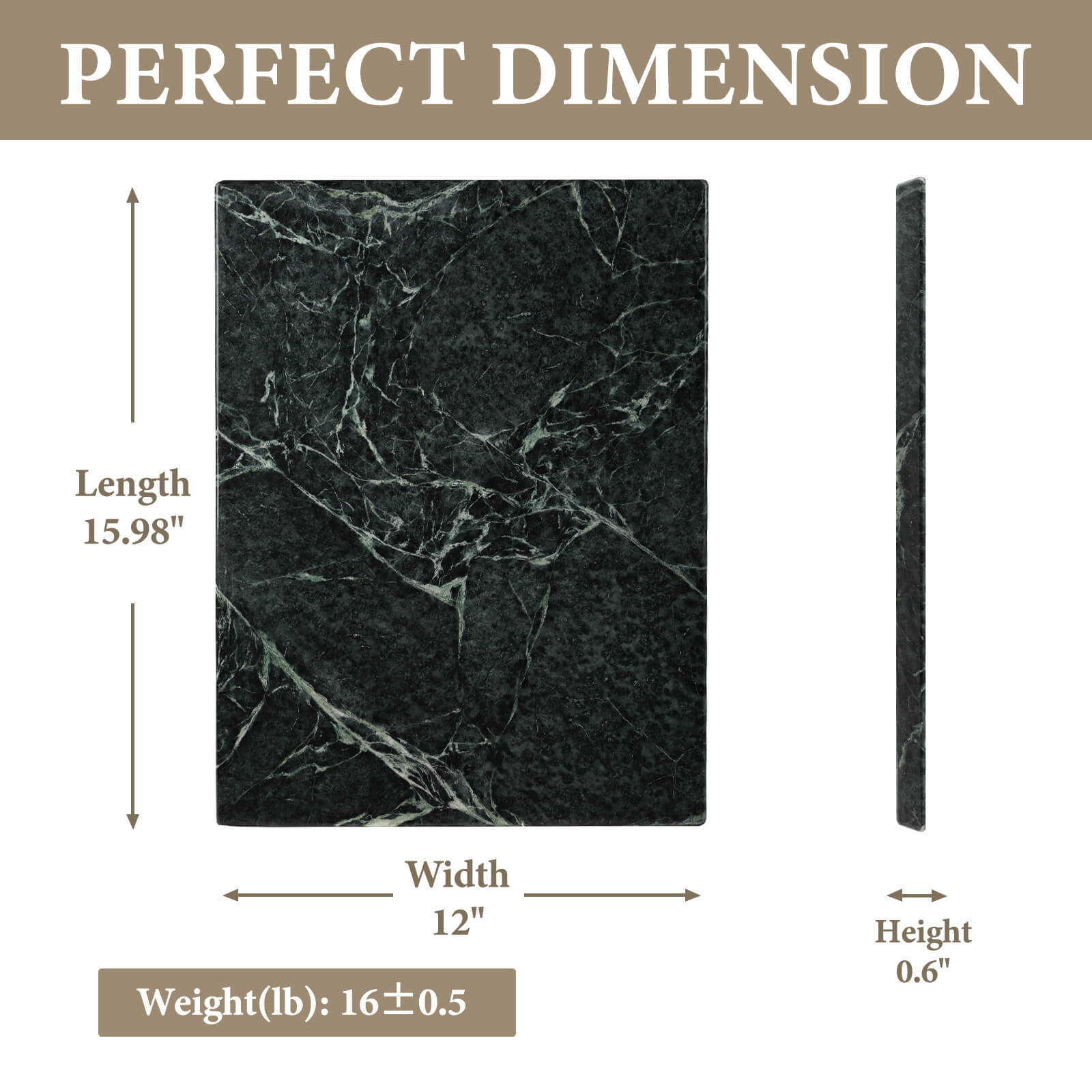Koville-Luxury-Marble-Cutting-Board-16x12in-Indian-Green-Marble-Slab