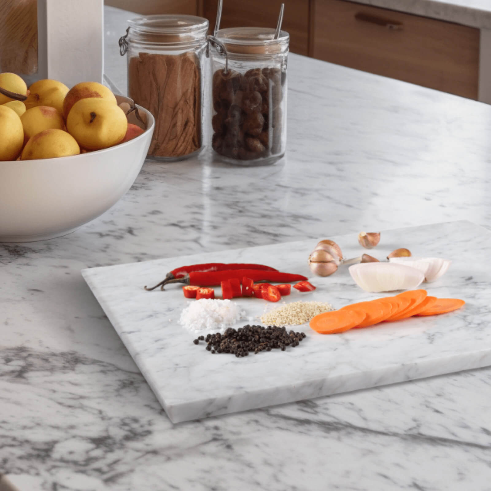 Koville-Luxury-Marble-Cutting-Board-16x20in-Bianco-Carrara-Marble-Slab