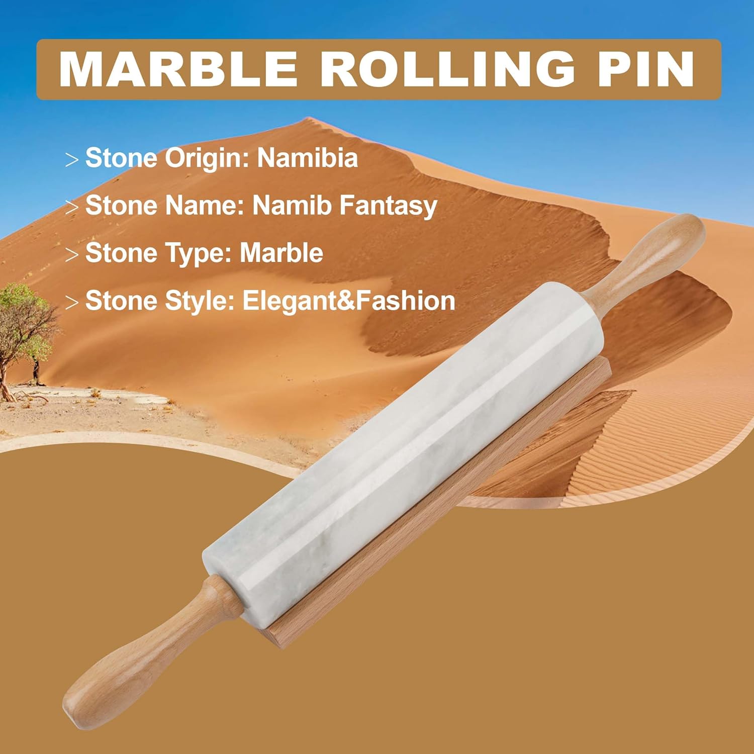 Koville-Luxury-Marble-Rolling-Pin-with-MatScraper-Namib-Fantasy