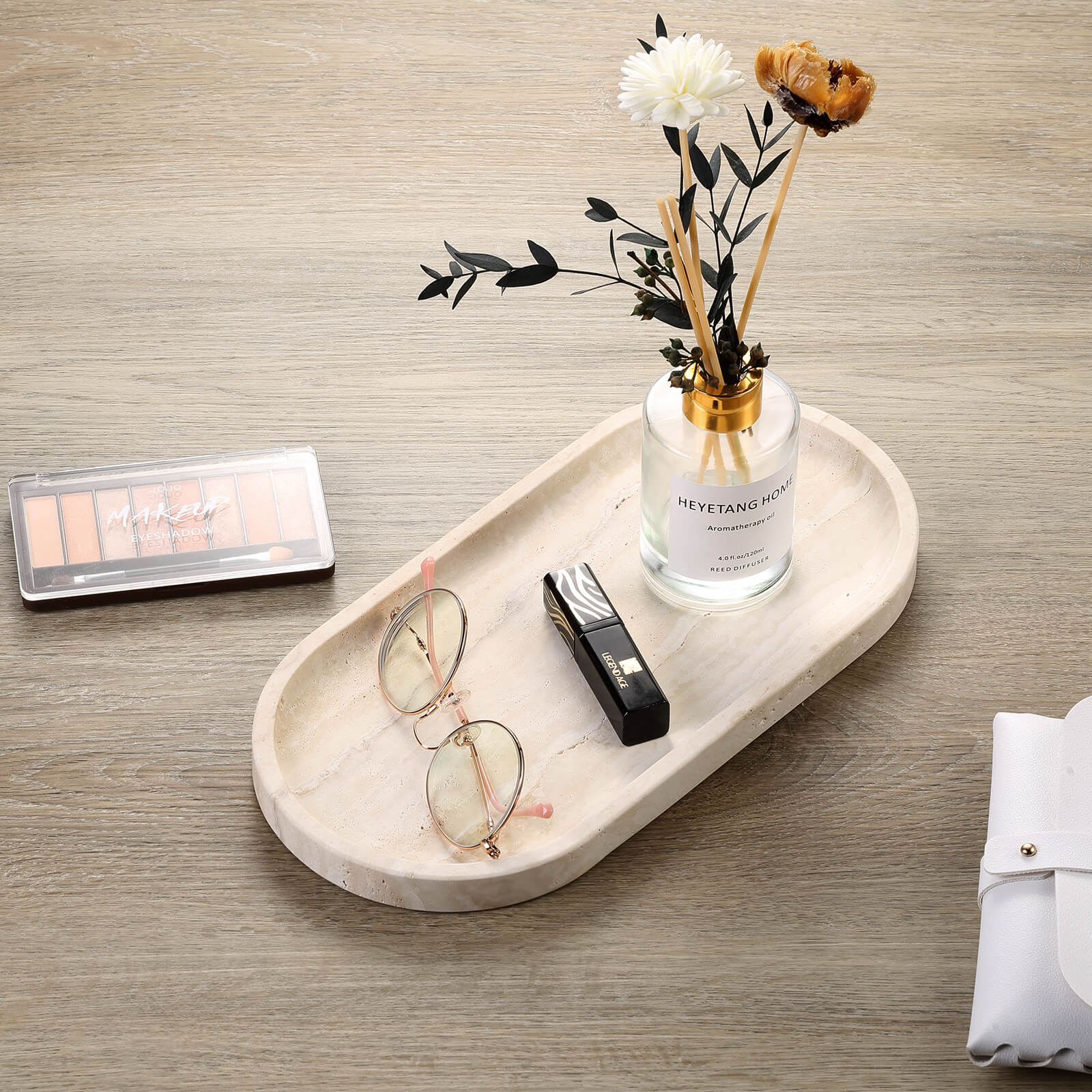 Koville-Oval-Vanity-Tray-12-Decorative-Organizer-Beige-Travertine