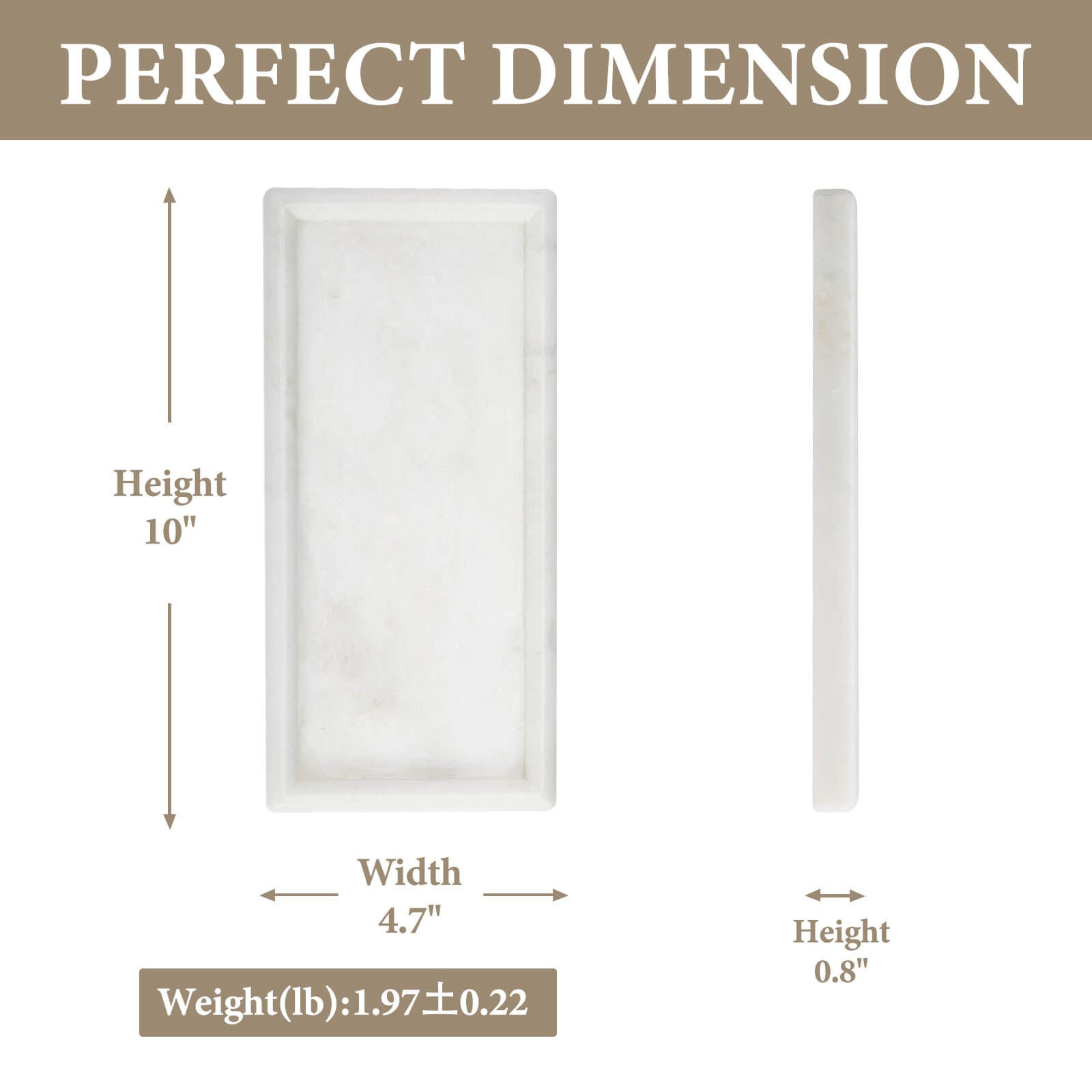 Koville-Rectangular-Marble-Tray-Namib-Fantasy-10x5-Decor-for-Bathroom