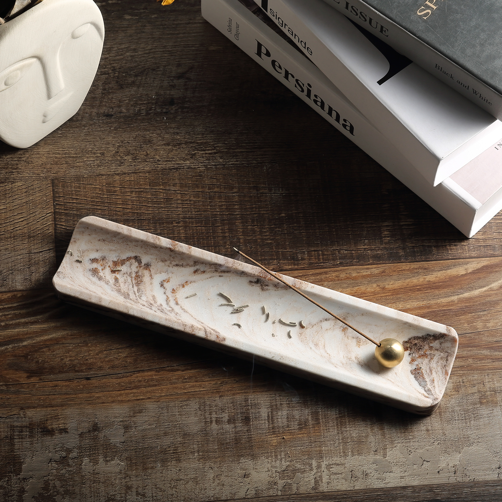 Incense Holder - Marble (Palissandro Classico)