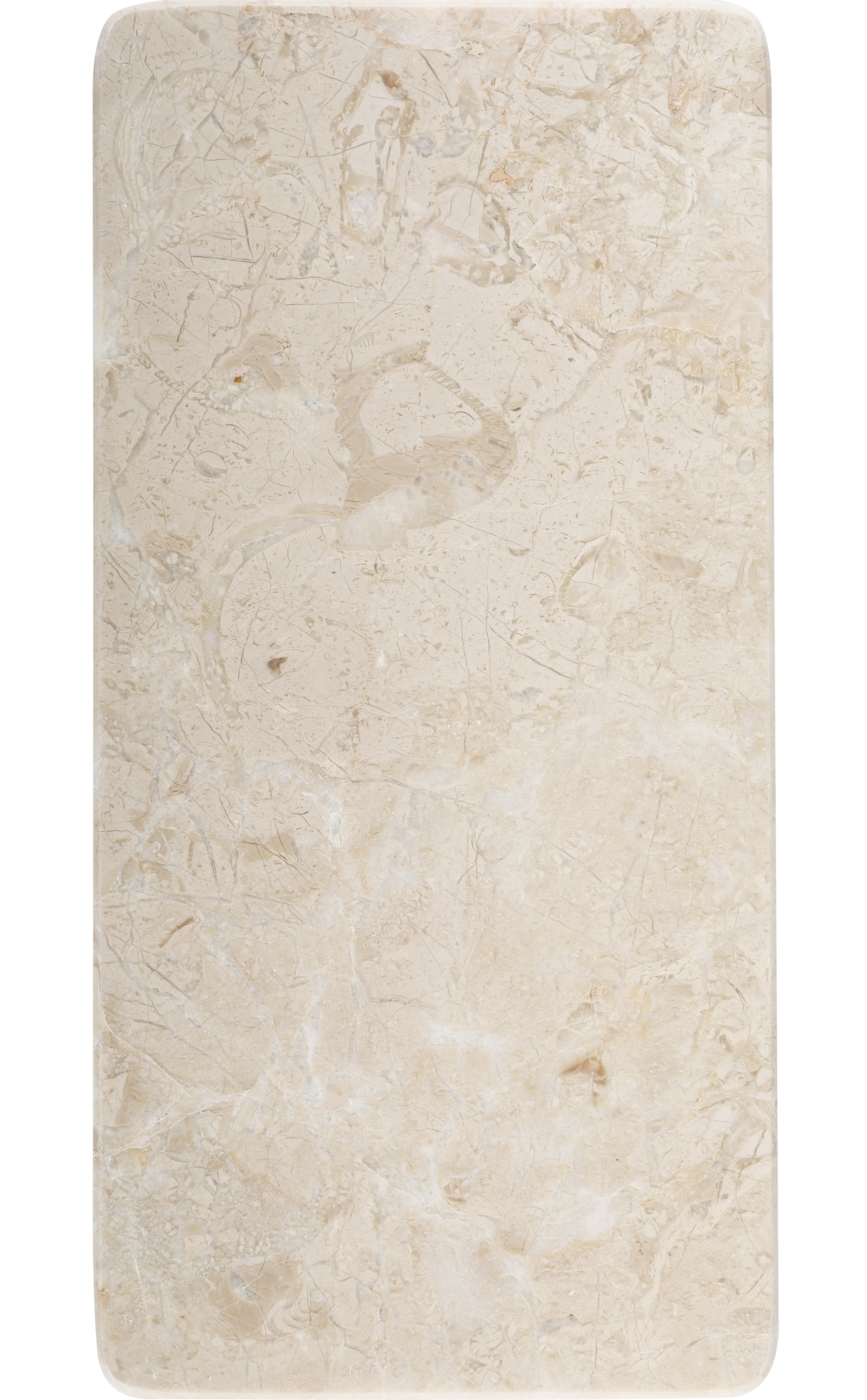 Rectangular Plate 2 Pcs - Marble (Crema Beige)