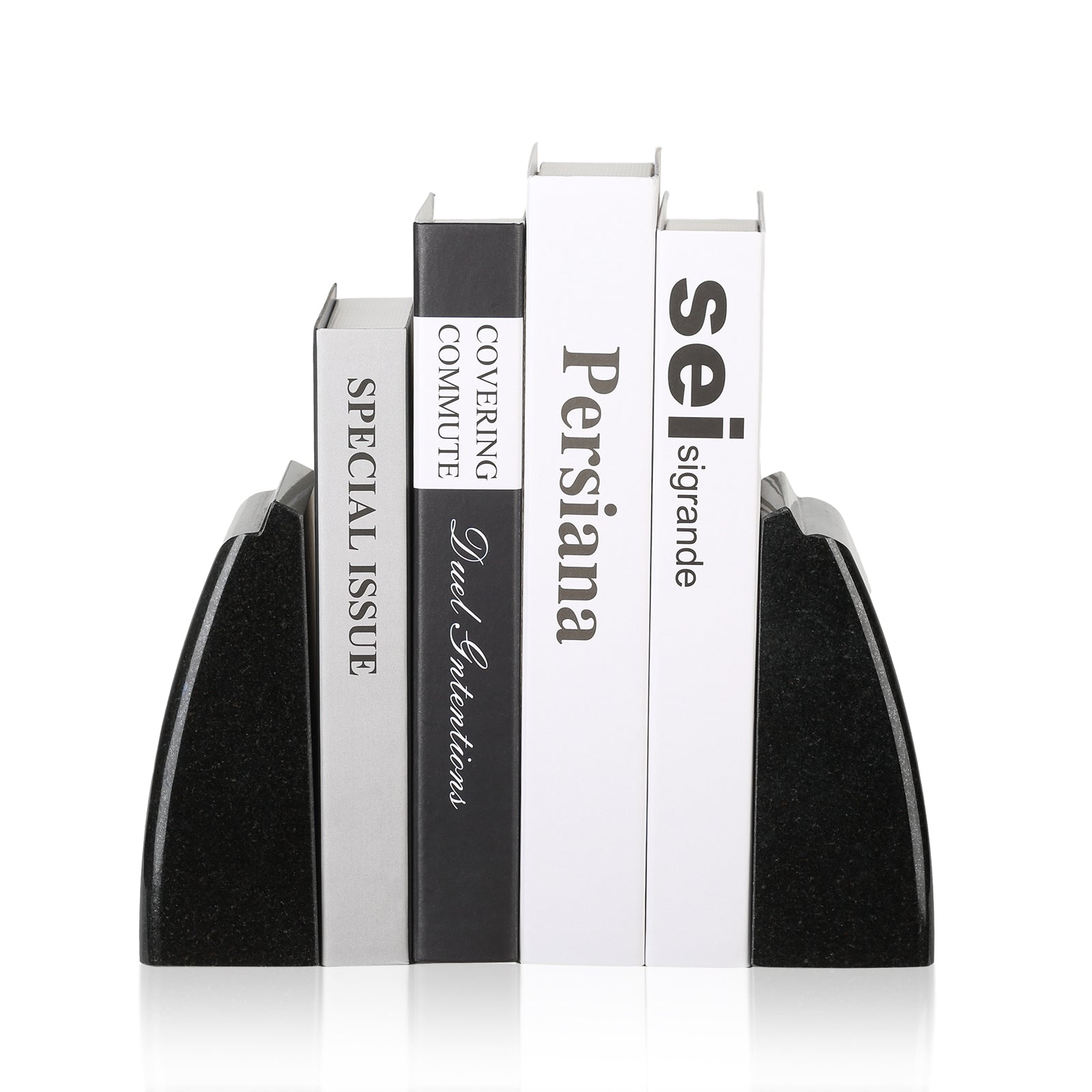 Sailboat Bookends - Granite (Zimbabwe Black)