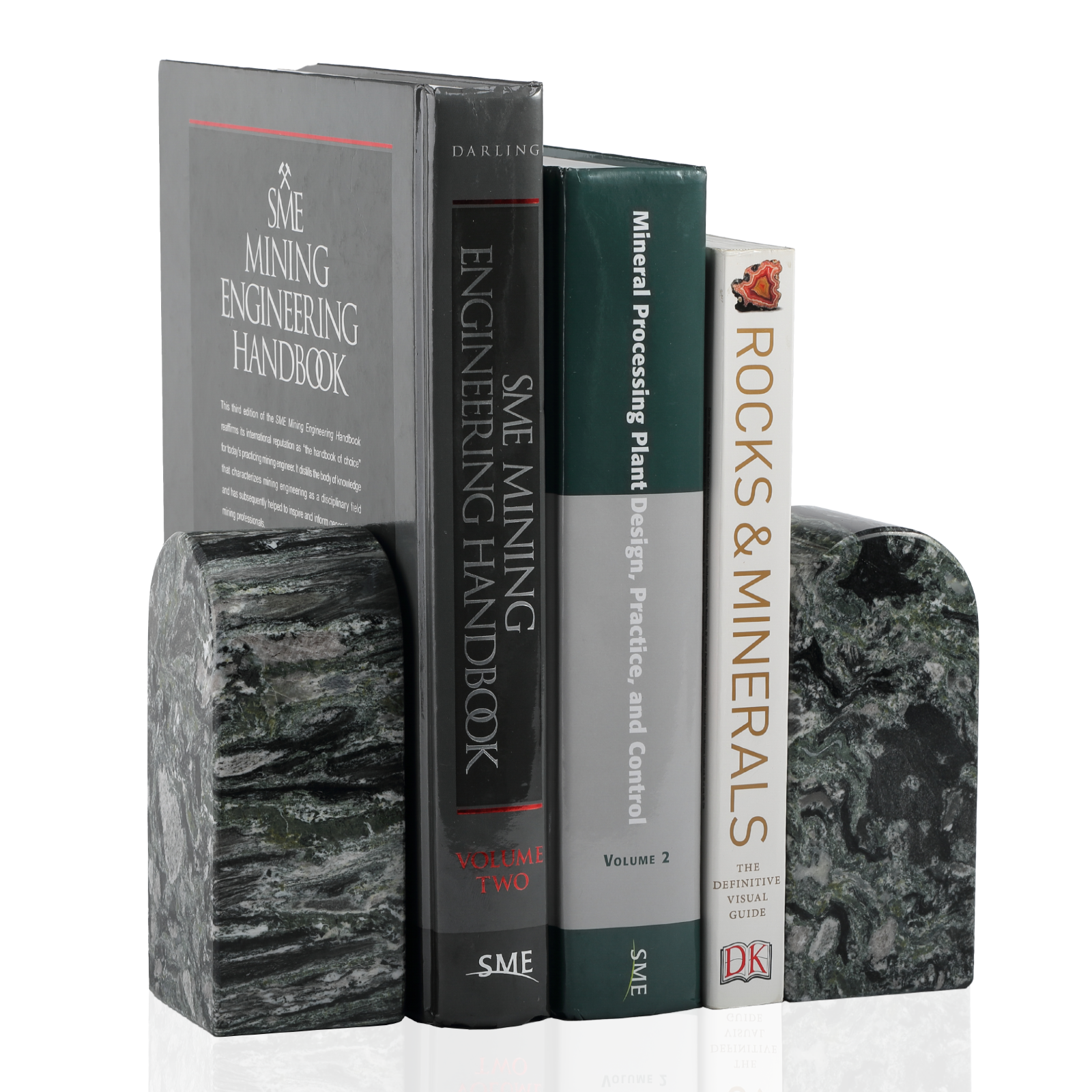Triumphal Arch Bookends Medium - Granite (Olive Green))