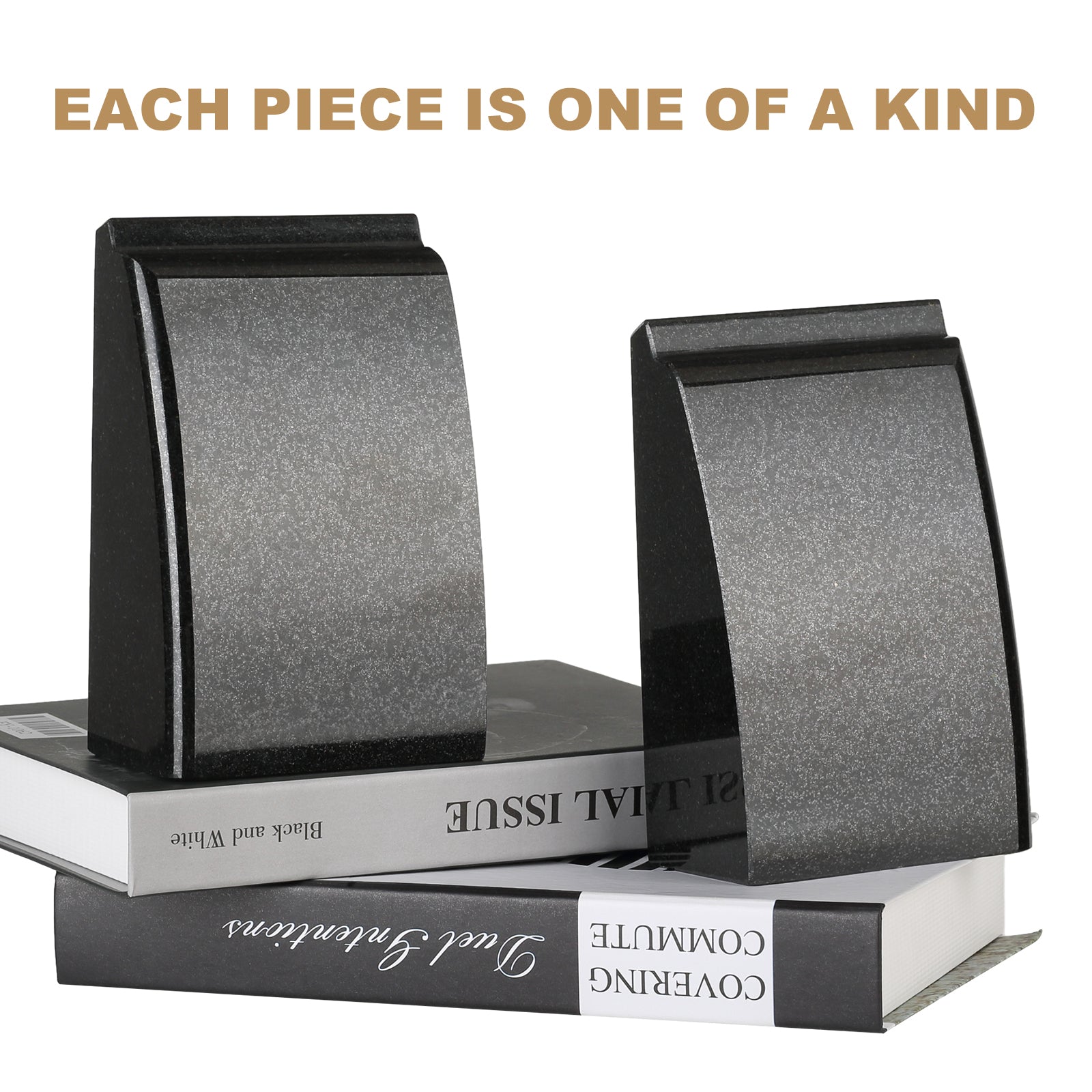 Sailboat Bookends - Granite (Zimbabwe Black)