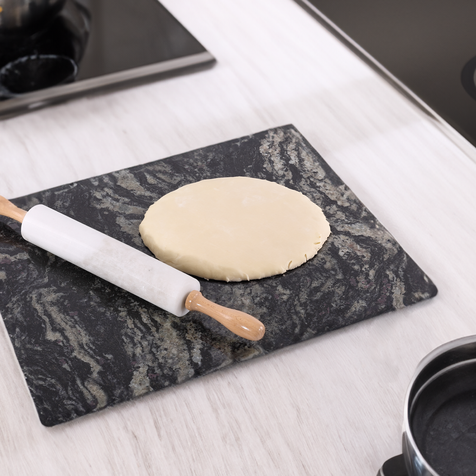 Rectangle Pastry Board - Blue Fantasy