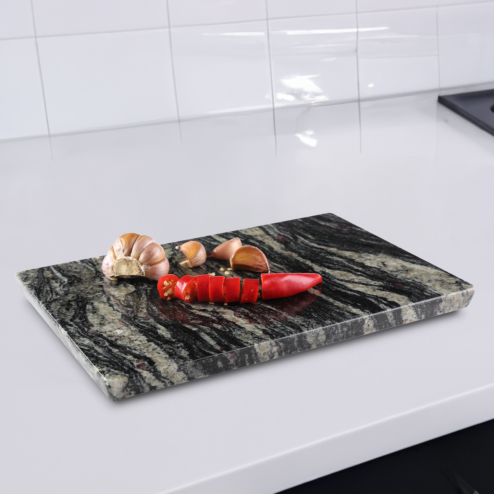 Rectangle Pastry Board - Granite (Blue Fantasy)