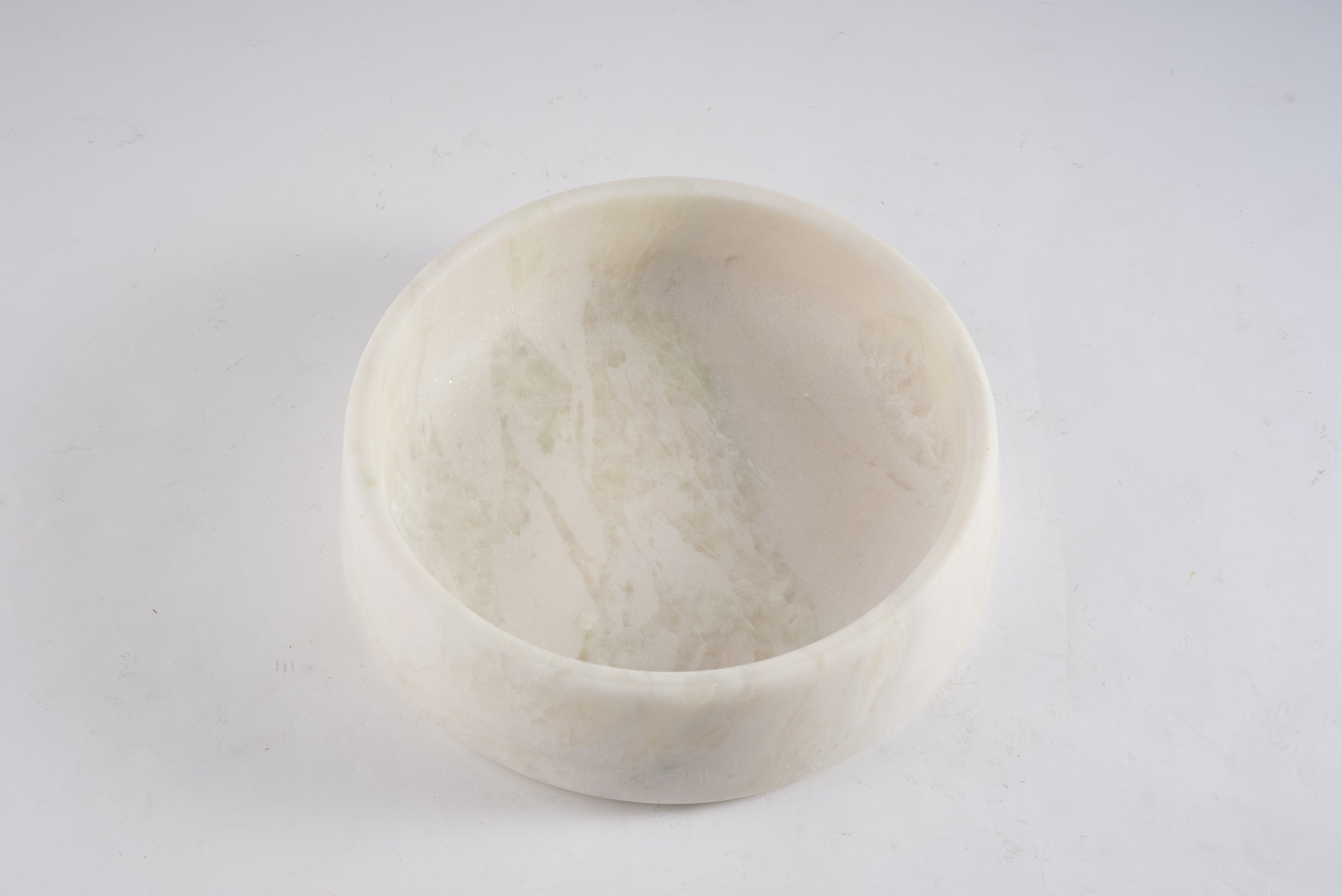 Koville Natural Marble Pet Bowl,9.36 inch-Namib Fantasy