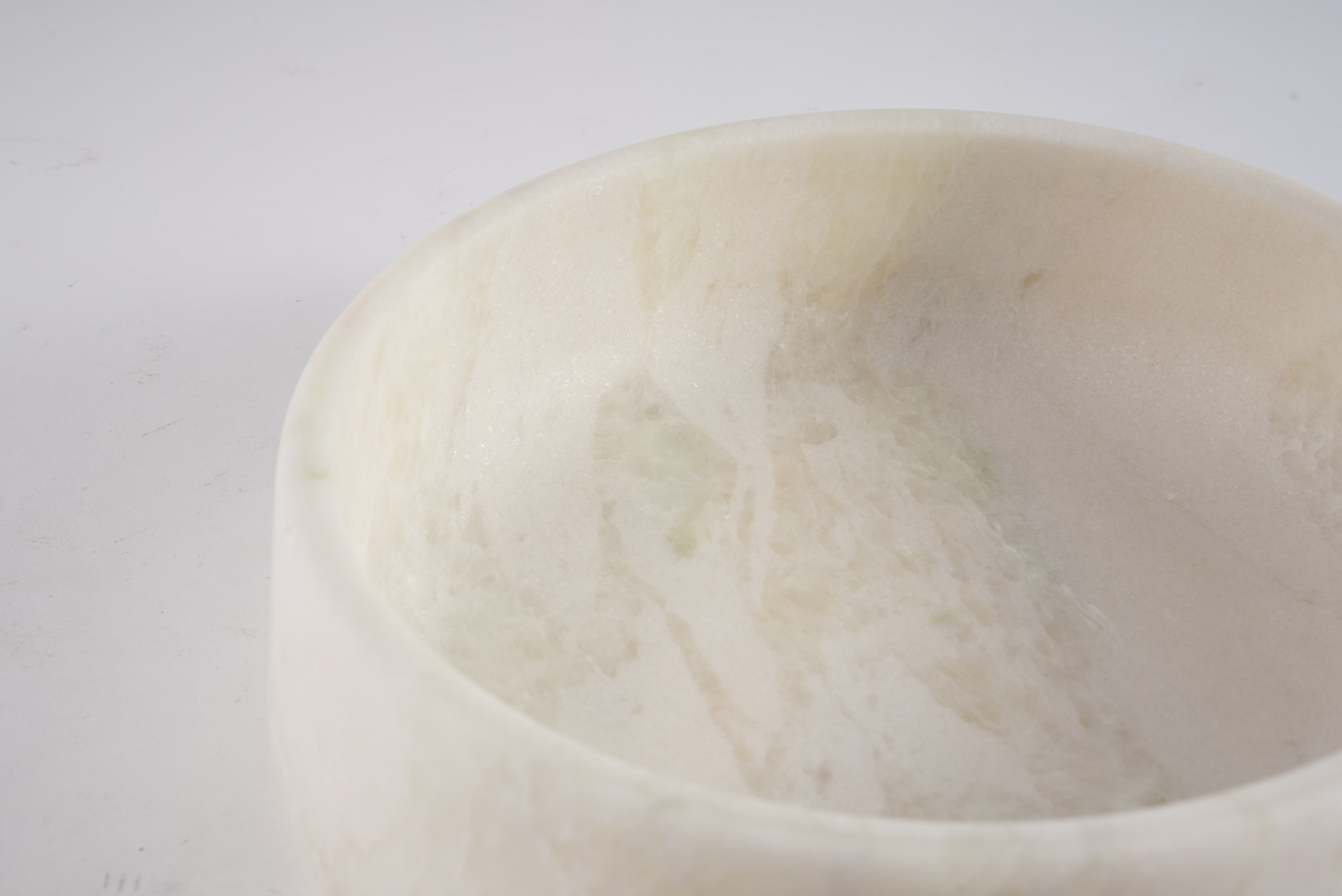 Koville Natural Marble Pet Bowl,9.36 inch-Namib Fantasy