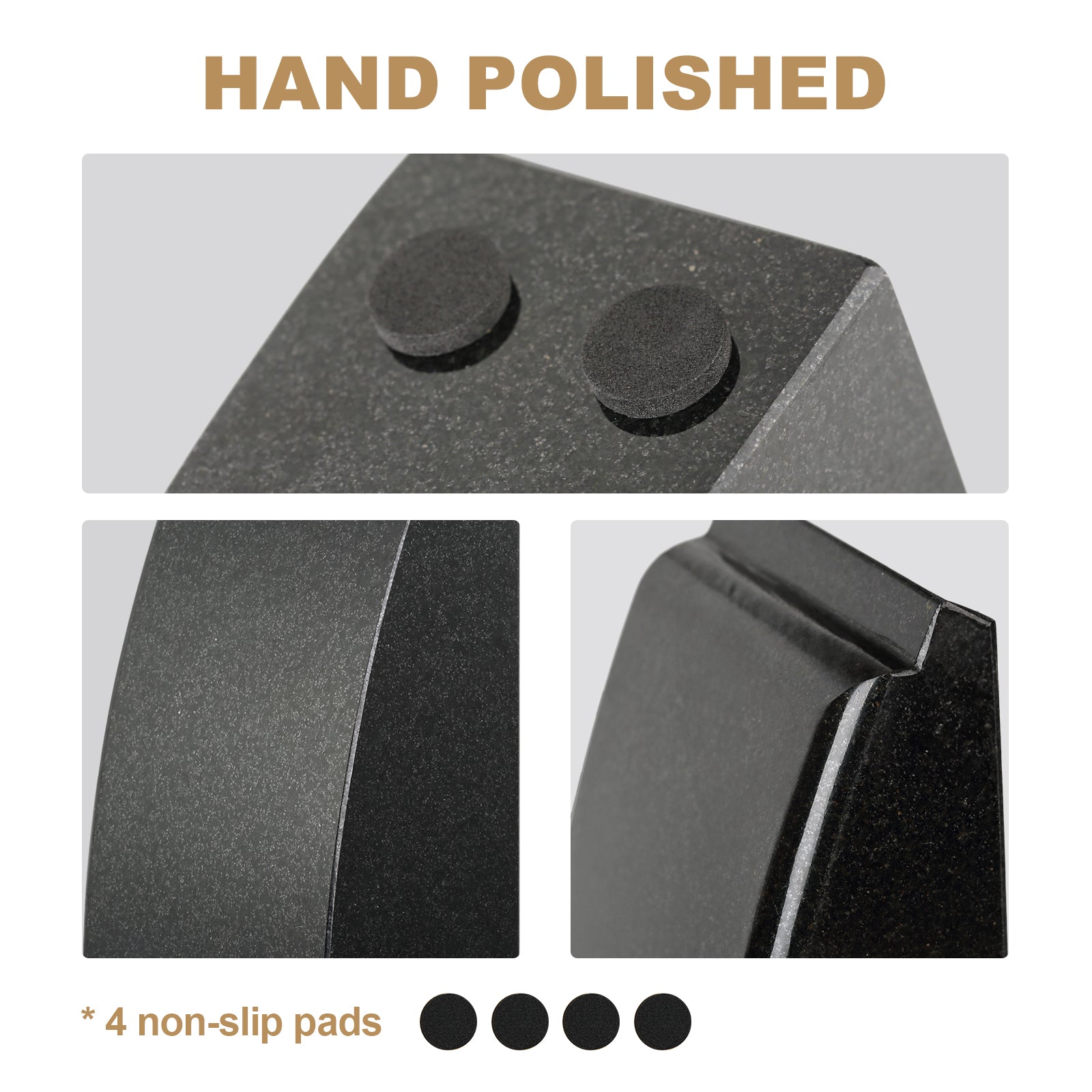 Sailboat Bookends - Granite (Zimbabwe Black)
